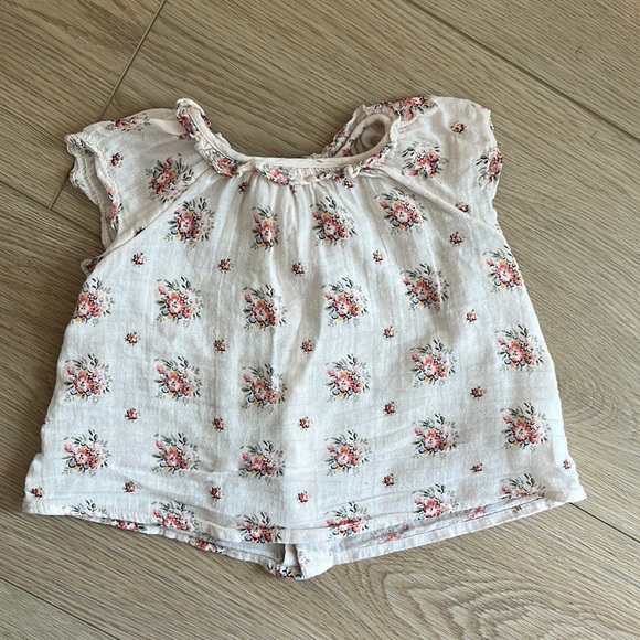 Bonpoint (VGUC) | beautiful dainty floral blouse top - Picture 1 of 8